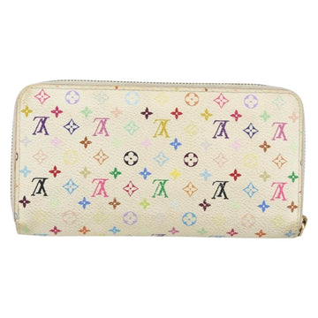 LOUIS VUITTON Monogram Multicolor Zippy Wallet Wallet White M60241 Auth 152436 - 0