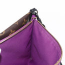 LOUIS VUITTON Monogram Monogram Denim Flat Messenger Bag M44641 LV Auth 152437A-28