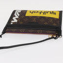 LOUIS VUITTON Monogram Monogram Denim Flat Messenger Bag M44641 LV Auth 152437A-6
