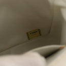 CHANEL Matelasse Chain Shoulder Bag Leather Beige Gold CC Auth 152439-11