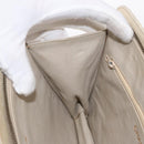 CHANEL Matelasse Chain Shoulder Bag Lamb Skin Beige Gold CC Auth 152441-22