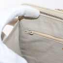 CHANEL Matelasse Chain Shoulder Bag Lamb Skin Beige Gold CC Auth 152441-23