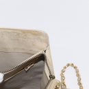 CHANEL Matelasse Chain Shoulder Bag Lamb Skin Beige Gold CC Auth 152441-9