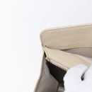 CHANEL Matelasse Chain Shoulder Bag Lamb Skin Beige Gold CC Auth 152441-25