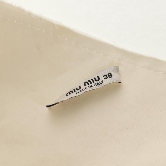 Miu Miu One Piece cotton White Auth 152442