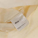 Miu Miu One Piece cotton White Auth 152442-15