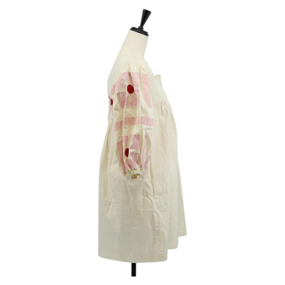 Miu Miu One Piece cotton White Auth 152442