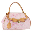 LOUIS VUITTON Monogram Cherry Blossom Sac retro PM Bag Pink M92013 Auth 152443-1