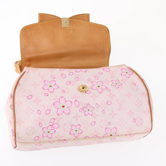 LOUIS VUITTON Monogram Cherry Blossom Sac retro PM Bag Pink M92013 Auth 152443