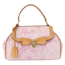LOUIS VUITTON Monogram Cherry Blossom Sac retro PM Bag Pink M92013 Auth 152443-13