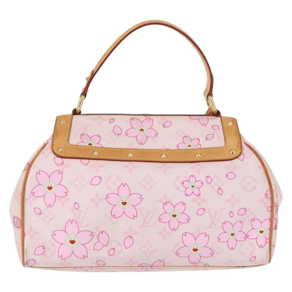 LOUIS VUITTON Monogram Cherry Blossom Sac retro PM Bag Pink M92013 Auth 152443