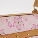 LOUIS VUITTON Monogram Cherry Blossom Sac retro PM Bag Pink M92013 Auth 152443-4
