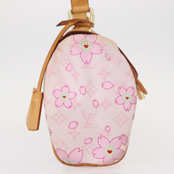 LOUIS VUITTON Monogram Cherry Blossom Sac retro PM Bag Pink M92013 Auth 152443