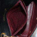 CHANEL Matelasse 17 Chain Shoulder Bag Lamb Skin Black Gold CC Auth 152446AV-23