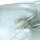 CHANEL Matelasse Shoulder Bag Leather Silver Gold CC Auth 152450AV-24