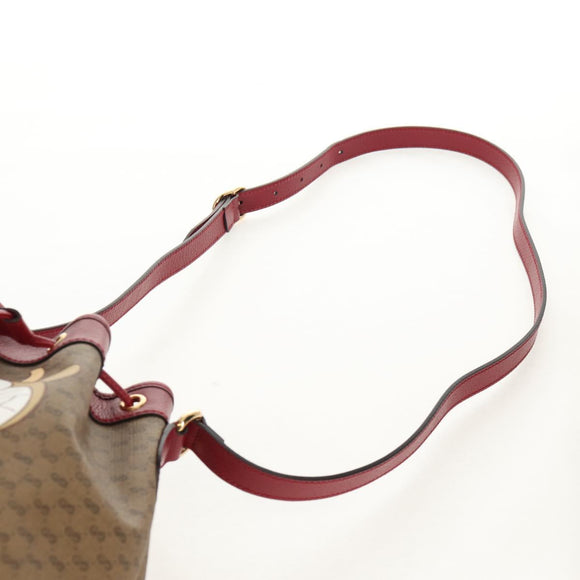 GUCCI Micro GG Supreme Doraemon Collaboration Bag PVC Beige 655597 Auth 152451AM