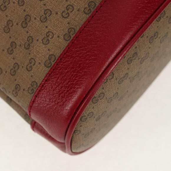 GUCCI Micro GG Supreme Doraemon Collaboration Bag PVC Beige 655597 Auth 152451SM