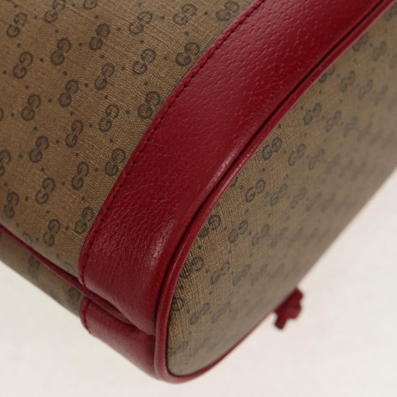 GUCCI Micro GG Supreme Doraemon Collaboration Bag PVC Beige 655597 Auth 152451SM