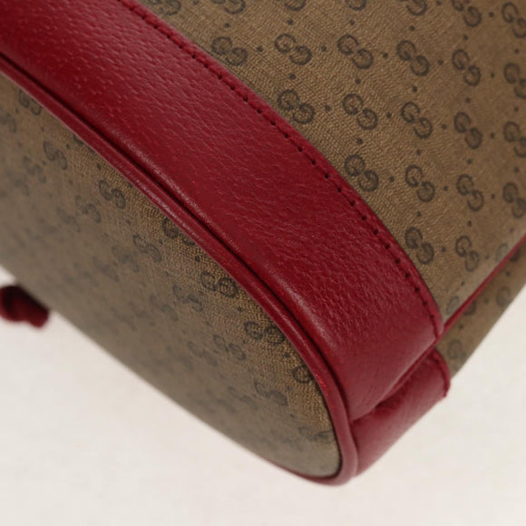 GUCCI Micro GG Supreme Doraemon Collaboration Bag PVC Beige 655597 Auth 152451SM