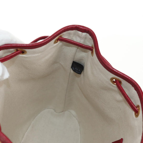 GUCCI Micro GG Supreme Doraemon Collaboration Bag PVC Beige 655597 Auth 152451AM