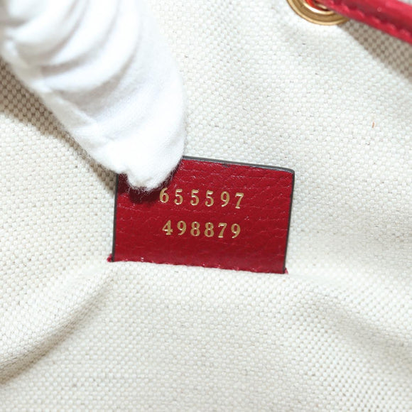 GUCCI Micro GG Supreme Doraemon Collaboration Bag PVC Beige 655597 Auth 152451AM