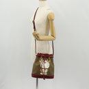 GUCCI Micro GG Supreme Doraemon Collaboration Bag PVC Beige 655597 Auth 152451AM-22