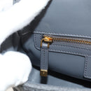 Christian Dior Chain Caro Shoulder Bag cotton Gray Gold Auth 152452AM-23