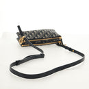 Christian Dior Trotter Canvas Shoulder Bag Navy Silver Auth 152453SM-7