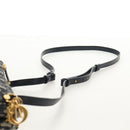 Christian Dior Trotter Canvas Shoulder Bag Navy Silver Auth 152453SM-14