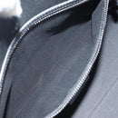 Christian Dior Trotter Canvas Jacquard Lango 50 Bag Navy Silver Auth 152454SM-30