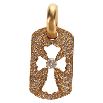 Chrome Hearts Tiny Cutout Cross Charm 22K Gold Auth 152458SM - 0
