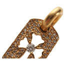 Chrome Hearts Tiny Cutout Cross Charm 22K Gold Auth 152458SM-5