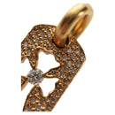 Chrome Hearts Tiny Cutout Cross Charm 22K Gold Auth 152458SM-6
