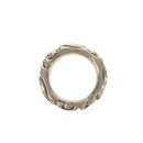 Chrome Hearts Scroll Band Ring Ag925 Silver #1(JP Size) Auth 152460M-11