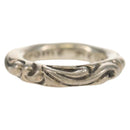Chrome Hearts Scroll Band Ring Ag925 Silver #1(JP Size) Auth 152460M-2