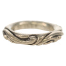 Chrome Hearts Scroll Band Ring Ag925 Silver #1(JP Size) Auth 152460M-3
