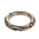 Chrome Hearts Scroll Band Ring Ag925 Silver #1(JP Size) Auth 152460M-9