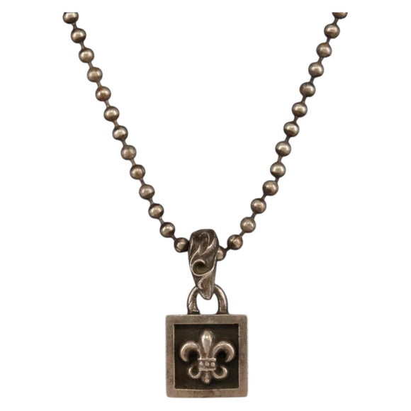 Chrome Hearts Framed BS Flare Charm Ag925 Silver Auth 152462M