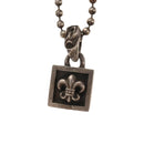 Chrome Hearts Framed BS Flare Charm Ag925 Silver Auth 152462M-3