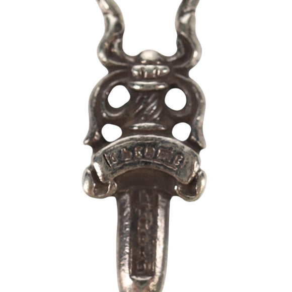 Chrome Hearts Dagger Pendant Top Charm Ag925 Silver Auth 152463M
