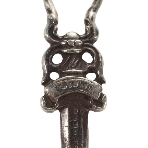 Chrome Hearts Dagger Pendant Top Charm Ag925 Silver Auth 152463M