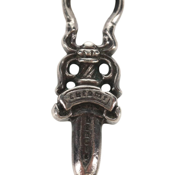 Chrome Hearts Dagger Pendant Top Charm Ag925 Silver Auth 152465M