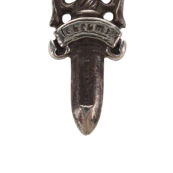 Chrome Hearts Dagger Pendant Top Charm Ag925 Silver Auth 152466M