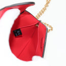 GUCCI GG Supreme Chain Shoulder Bag PVC Beige Gold 678131 Auth 152468AM-22