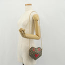 GUCCI GG Supreme Chain Shoulder Bag PVC Beige Gold 678131 Auth 152468AM-24