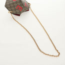 GUCCI GG Supreme Chain Shoulder Bag PVC Beige Gold 678131 Auth 152468AM-7