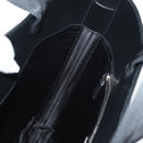 PRADA Hand Bag Metallic leather Silver Auth 152470M-20