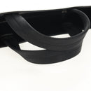 PRADA Hand Bag Metallic leather Silver Auth 152470M-7