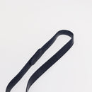 GIVENCHY Hand Bag Leather 2way Navy Gold Auth 152500-15