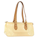 LOUIS VUITTON Monogram Vernis Rosewood Avenue Hand Bag Perle M93508 Auth 152503-1